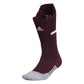 Calcetines de fútbol adidas unisex Adizero acanalados hasta la pantorrilla (1 par) Granate equipo/Blanco XG
