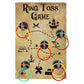 Libima 18 Piezas Juego de Lanzamiento de Anillos Gancho Pirata Incluye 1 Tablero de Juego Pirata 5 Ganchos de Capitán 12 Anillos de Plástico para Lanzar Juegos de Interior y Exterior Regalos para Decoraciones y Suministros de Fiesta Temática Pirata