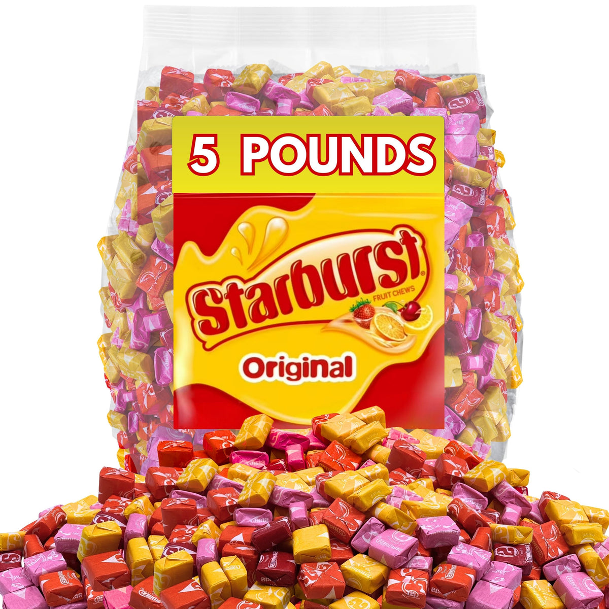 Masticables de fruta originales Starburst – Bolsa económica a granel