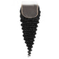 Cierre de cabello humano con encaje transparente Deep Wave 5x5