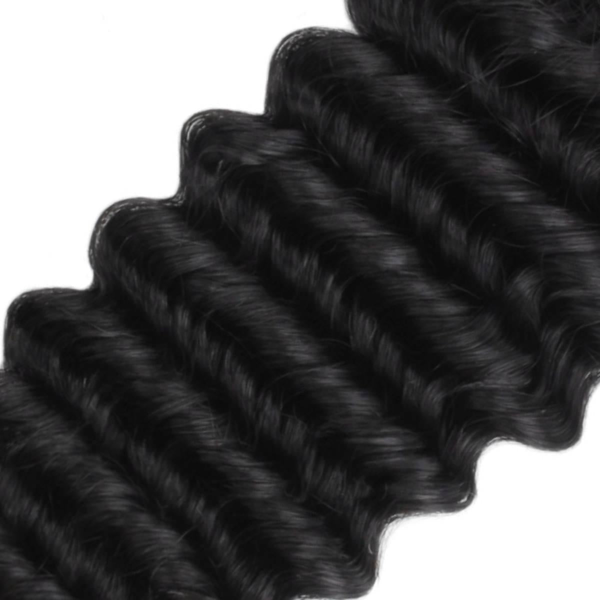 Cierre de cabello humano con encaje HD 5x5 Deep Wave