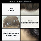 Peluca de cierre 5x5 HD Lace Glueless Body Wave 100% cabello humano