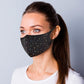 6-Pack: Celebrity Bling Holiday Rhinestone Washable Face Mask