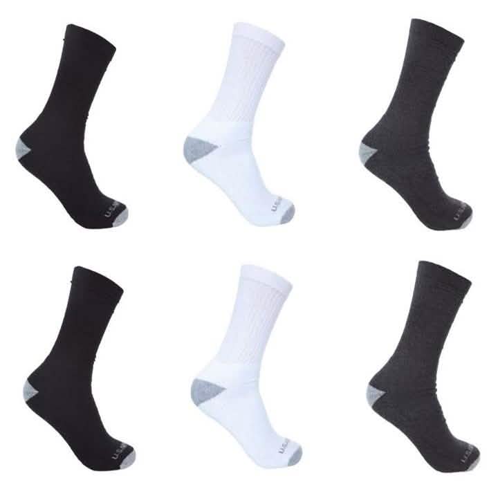 6-pares: Calcetines Tri-Blend del Ejército de EE. UU.