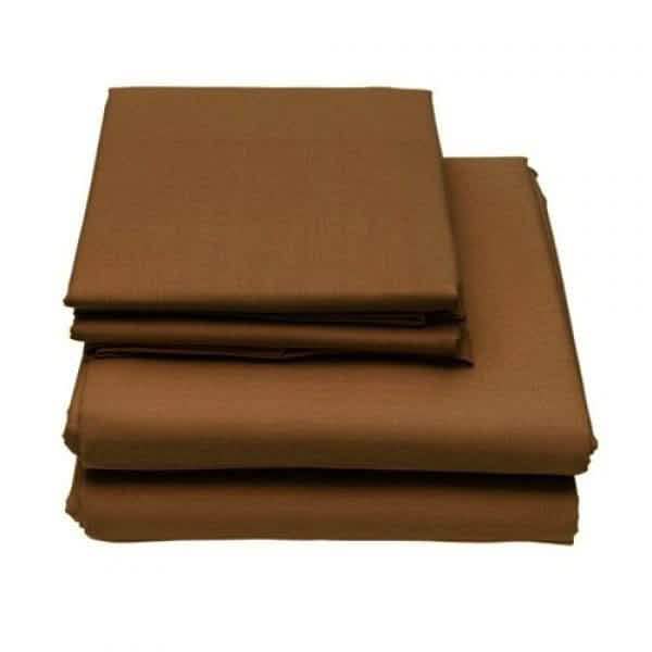 Juego de 6 piezas: sábanas de bolsillo profundo Egyptian Comfort de 1600 hilos