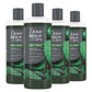 Dove Men+Care Jabón Líquido Albahaca Sagrada + Aceite de Semilla de Cáñamo Paquete de 4 para Reconstruir la Piel en la Ducha con Limpiadores a Base de Plantas e Hidratantes de 18 oz