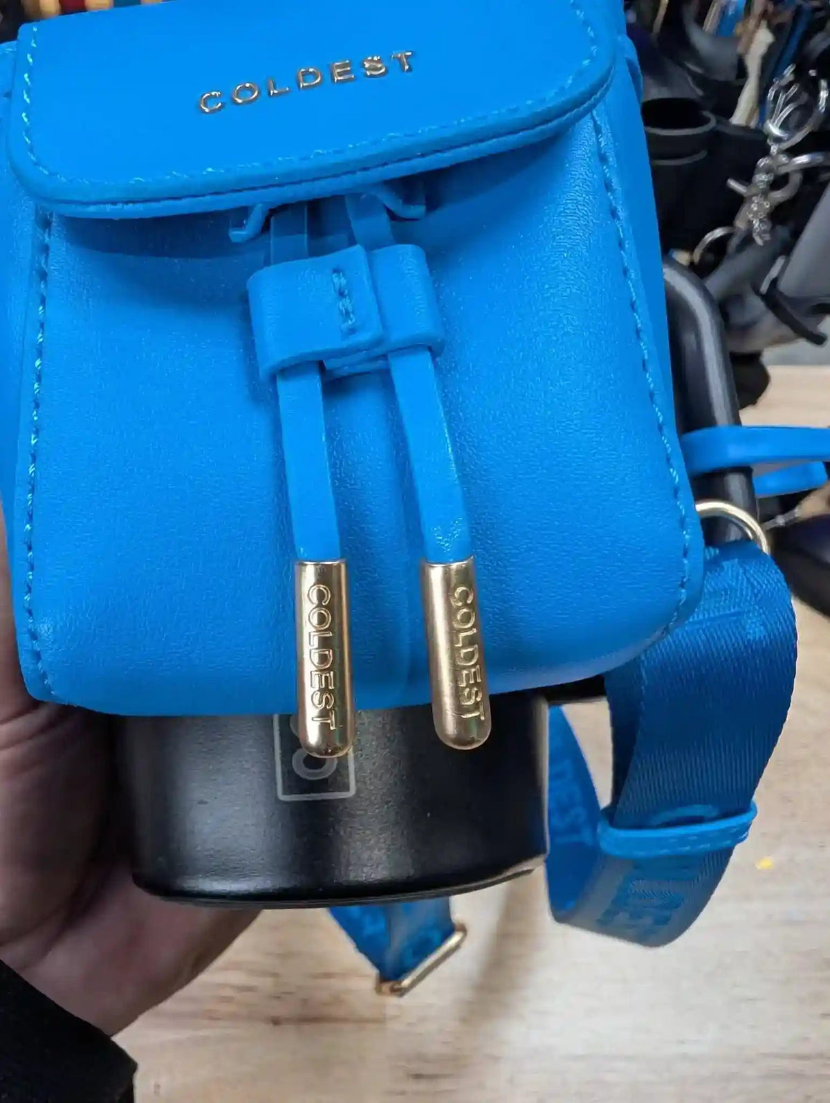 Minimochila y Portabotella, Llavero, Caja de Menta