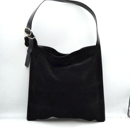 Slouchy Hobo Shoulder Bag with Adjustable Buckle Strap