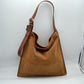 Slouchy Hobo Shoulder Bag with Adjustable Buckle Strap