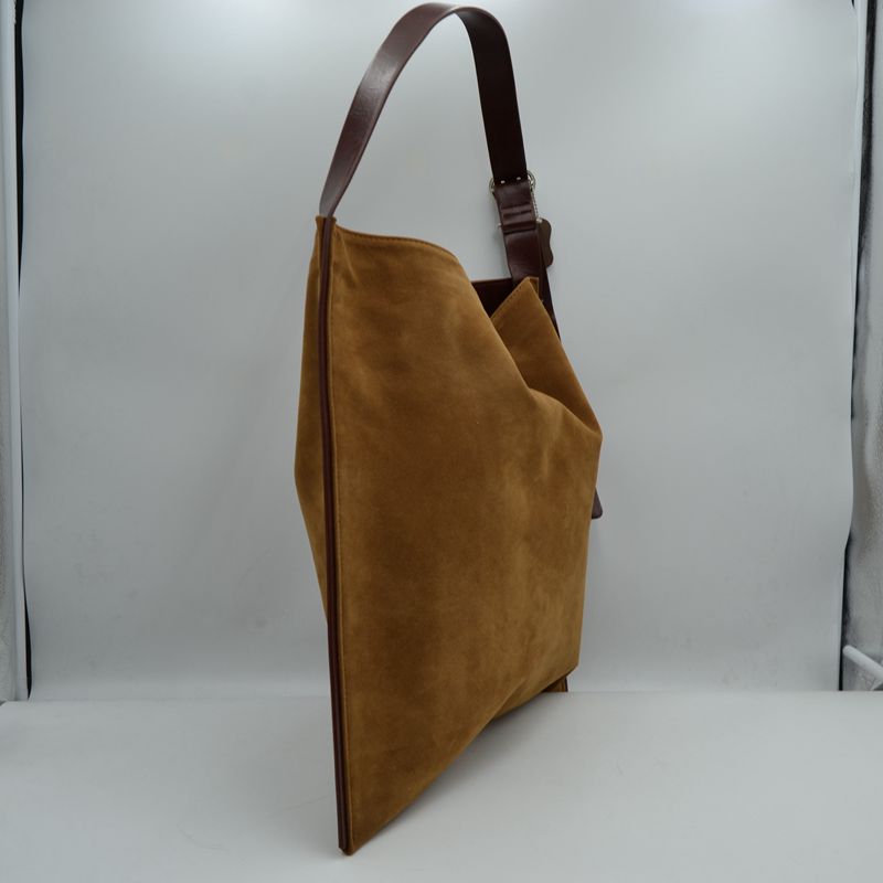 Slouchy Hobo Shoulder Bag with Adjustable Buckle Strap