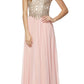Juliet 608 Embroidered Bodice Long Formal Dress Lace Up Back