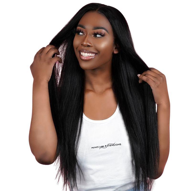 Extensiones de cabello 100% humano liso malasio