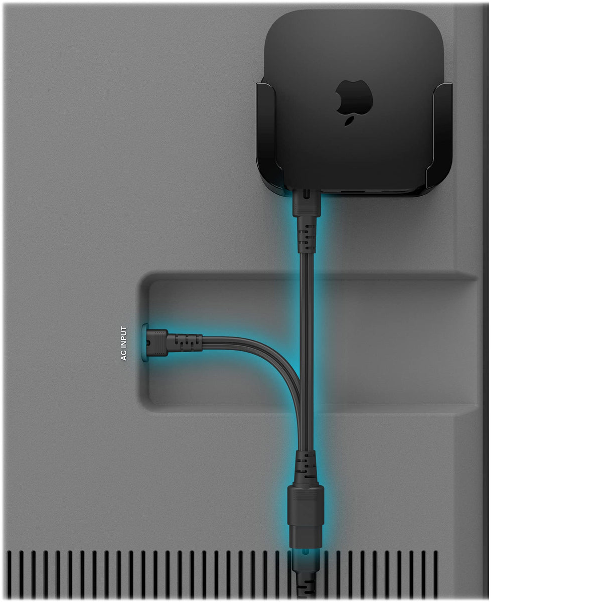 Cable de alimentación con divisor en Y Mission para Apple TV (alimenta tu Apple TV directamente desde tu TV)