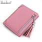 Women's Korean Leather Short Simple Thin Cowhide Buckle