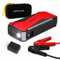 DBPOWER Peak 3000A 18000mAh Portable Car Jump Starter (up to 8.0L Gas, 6.0L Diesel Engine) Battery Booster with Smart Charging Port, Compass, LCD Screen and LED Light (Black/Red)