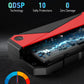 DBPOWER Peak 3000A 18000mAh Portable Car Jump Starter (up to 8.0L Gas, 6.0L Diesel Engine) Battery Booster with Smart Charging Port, Compass, LCD Screen and LED Light (Black/Red)