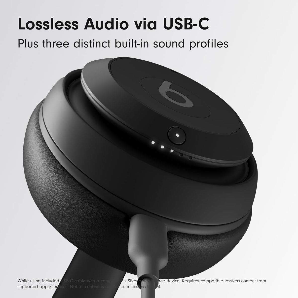 Auriculares inalámbricos supraaurales premium Beats Studio Pro - Hasta 40 horas de batería, cancelación activa de ruido, ideales para viajar y trasladarse, audio USB-C sin pérdidas, compatibles con Apple y Android - Negro (reacondicionado)