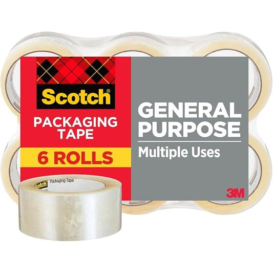 Cinta de embalaje de alta resistencia Scotch con dispensador, 48 mm x 50 m
