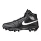 Nike Mens Jordan 1 Td Soccer Cleats Black White Black Mid 14
