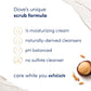 Dove Exfoliante Corporal Macadamia y Leche de Arroz Exfolia y Nutre Profundamente para una Piel Suave y Radiante 15 oz