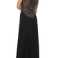 Juliet 628 Embellished Bodice Fit and Flare Prom Gown with Train
