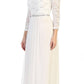 CLEARANCE - Celavie 6305L Three-Quarter Length Lace Sleeve Dress A-line (Size M)