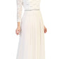 CLEARANCE - Celavie 6305L Three-Quarter Length Lace Sleeve Dress A-line (Size M)