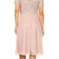 LIQUIDACIÓN - Vestido largo hasta la rodilla Celavie 6320S de manga corta (Talla L)