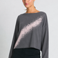 Pima Cotton Mini Bleached Luxury Boxy T-Shirt - Lava