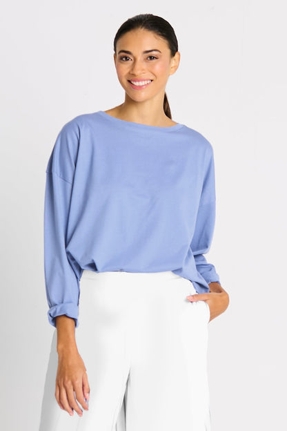 Camiseta corta de lujo de algodón Pima - Cardo
