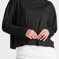 Pima Cotton Mini Luxury Boxy T-Shirt - Black