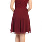 CLEARANCE - Celavie 6394-S Embellished Waist Short Sleeve Dress (Size 2XL)