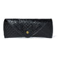 Black Textured Leather Sunglasses Cover