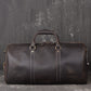 Women's & Men's Layer Cowhide Portable Crazy Horse Leather Large Travel Bags