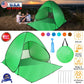 Pop Up Beach Tent Sun Shade Shelter Anti-UV Automatic Waterproof Tent Canopy for 2/3 Man w/ Net Window Storage Bag for Outdoor Beach Camping Fishing P