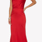 Juliet 641 Off Shoulder Long Dress Spaghetti Strap