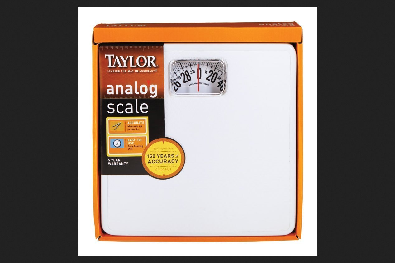 Báscula de baño de dial analógica 300#