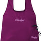 ChicoBag Original Compact Reusable Grocery Bag w/Attached Pouch and Carabiner Clip | Perfect for Shopping Travel Organization | Eco-Conscious Packable Tote | Boysenberry (Pack of 1)
