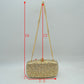 Beaded Evening Clutch Bag with Removable Chain Strap