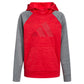 adidas Boys Pullover Hoodie Poly Hooded Sweatshirt Better Scarlet Red Heather