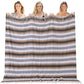 Manta Mexicana Ligera Tipo Serape Manta de Exterior Extra Grande Manta de Picnic Manta de Camping Manta de Playa Toalla Turca A prueba de Arena Regalo de Luna de Miel Secado Rápido Gadgets de Tienda de Campaña Compactos XL 152 cm x 198 cm Menta