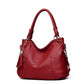 Women's Hand-held Soft Leather Tassel Big Handbags