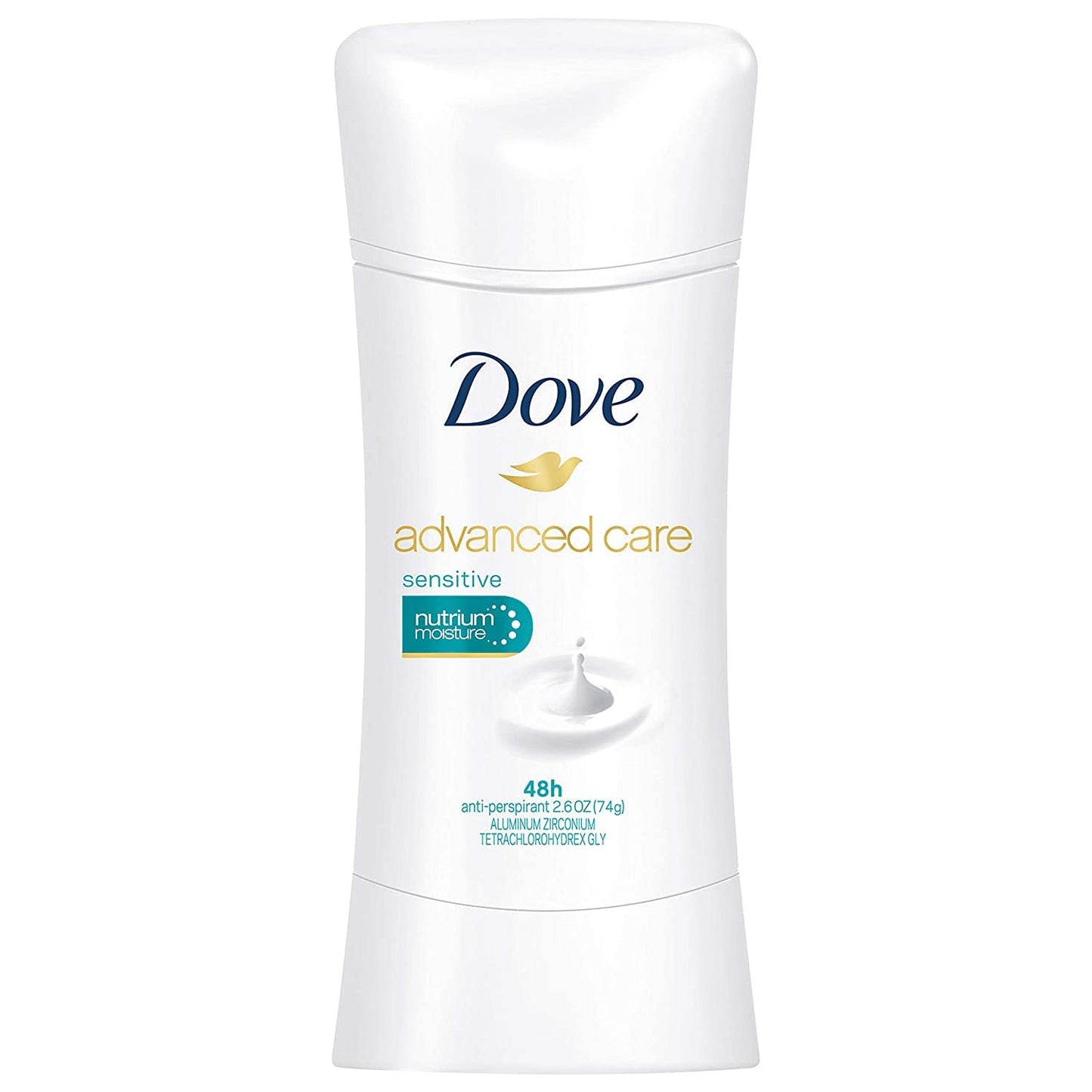 Desodorante antitranspirante Dove Advanced Care Sensitive 2.6 oz