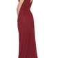Juliet 670 Floor Length Formal Dress with Cowl Neckline