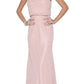 Juliet 670 Floor Length Formal Dress with Cowl Neckline