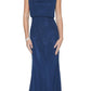 Juliet 670 Floor Length Formal Dress with Cowl Neckline