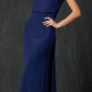 Juliet 670 Floor Length Formal Dress with Cowl Neckline