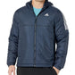 adidas Mens Essentials Insulated Hooded Jacket Ink X-Large