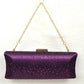 Elegant Studded Crystal Clutch Womens Evening Bag