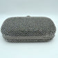 Embellished Box Clutch with Ring Top Clasp